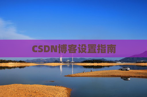 CSDN博客设置指南