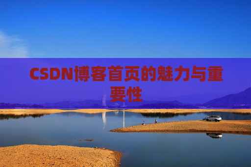 CSDN博客首页的魅力与重要性